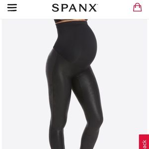 Maternity spanks. Size small. Faux leather